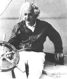 Albert Einstein sailor