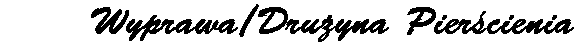 Wyprawa/Dru�yna Pier�cienia