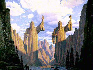 Argonath, kolumny kr�l�w